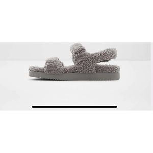 Shearling Slipper Sandals